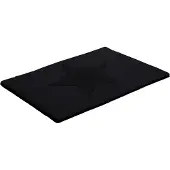 Etol Design Etol star vloerkleed klein zwart