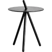 Woud Come here tafel geschilderd eiken - zwart