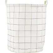 House Doctor Squares - Wasmand - Ruit - Wit