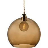 Ebb & Flow Rowan Hanglamp Chestnut brown | Gold | Ø 28 cm E27 IP20