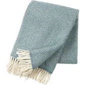 Klippan Yllefabrik Samba wollen plaid lead grey (grijs)
