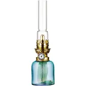 Karlskrona Lampfabrik Koholmen paraffine-lamp aquamarine