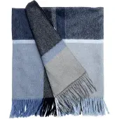 Elvang Denmark Manhattan plaid staalblauw-lichtblauw
