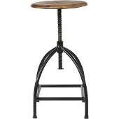 Broste Copenhagen Sire kruk naturel-zwart