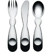 Alessi Kinderbestekset Alessini Stainless Steel (3-Delig)