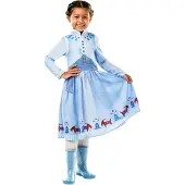Rubies Rubie's Blauwe Anna Frozen Verkleedkostuum Meisjes