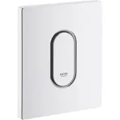 GROHE Arena Cosmopolitan urinoir bedieningsplaat tweeknops frontbediening Wit