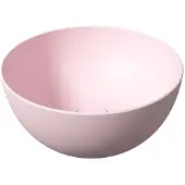 Salenzi Ronde waskom opbouw unica round 40x20 cm mat roze