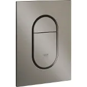 GROHE Bedieningsplaat arena cosmopolitan s wc df 13x17,2 cm hard graphite geborsteld