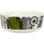 Marimekko Siirtolapuutarha serveerschaal 1,5 l. zwart-groen
