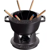 Staub Fondueset 20cm - zwart