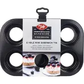 Tala Performance - Mini Taartvorm - 6 x 8 cm - Set van 6 - Losse Bodem - Antiaanbaklaag - PFAS-vrij