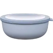 Mepal Cirqula kom met deksel ø 19,5 cm 1,25 liter kunststof nordic blue