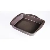 Pyrex Asimetria Ovenschaal Rechthoekig - Metaal - 4 liter - Bruin
