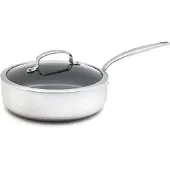 Greenpan Barcelona Infinity rechte sauteuse met deksel 24cm