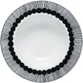Marimekko Oiva/siirtolapuutarha Diep Bord 20 Cm - Diepe borden Steengoed Black - 51500149