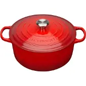 Le Creuset Gietijzeren Ronde Braadpan Kersenrood 34cm 12l