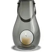 Holmegaard Design With Light kaarsenhouder smoke 29 cm.