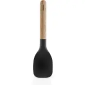Eva Solo - Nordic Kitchen Keukentool Opscheplepel Groot - Zwart - Hout - Siliconen