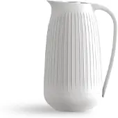 Kähler Hammershøi Thermo Jug 1 L - Thermosflessen Kunststof White - 693100