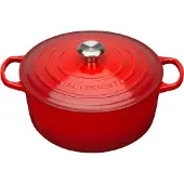 Le Creuset Gietijzeren Ronde Braadpan Kersenrood 28cm 6,7l