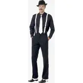 Smiffys Gangster maffia set (wit en zwart)