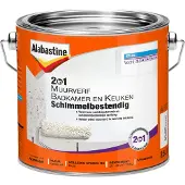 Alabastine muurverf badkamer & keuken 2in1 wit mat 2,5 liter