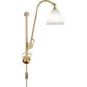 Gubi Bestlite BL5 wandlamp Beenderporselein-messing