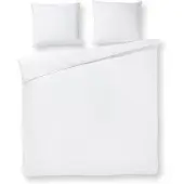 Papillon dekbedovertrek Pompom - Off white - katoen percale - 200x220