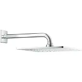 GROHE Rainshower F-series 10 Hoofddouche - 25.4x25.4cm - 1 straalsoort - wandarm 28.6cm - chroom 26070000