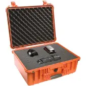 Peli 1550 BKF flightcase zwart met schuim 468x355x193 mm