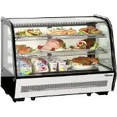 Bartscher Koelvitrine Bartscher, 2 roosters, schuifdeuren, 160L, 89(b)x69(h)x58(d), 230V/160W
