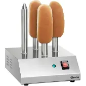 Bartscher Hotdogspiestoaster Bartscher, RVS, met 4 toaststangen, 230V/190W