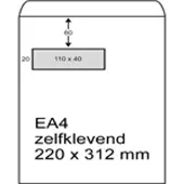Raadhuis 303670 akte envelop | zelfklevend | EA4 | venster links | 220mm x 312mm | 250 stuks
