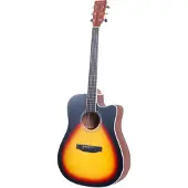 Fazley W70-DMSB ColourTune Dreadnought Matte Sunburst westerngitaar