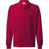 Lacoste Polo Men L1312 Longsleeve Classic Fit Bordeaux-7
