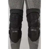 Leatt 3DF Hybrid Zwarte Motocross Kniebeschermers Maat S-M