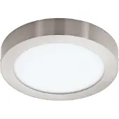 Eglo Fueva 1 Opbouwlamp - LED - Ø 22,5 cm - Grijs/Wit