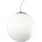 Ideal Lux MAPA SP1 D40, Nikkel, Wit, Oppervlaktemontage, E27, 60W, 230V