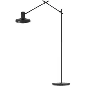 Grupa Products Vloerlamp Arigato, zwart, Werkkamer / Kantoor, metaal, vloerlamp