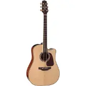 Takamine P4DC elektrisch-akoest. dreadnought westerngitaar cutaway naturel