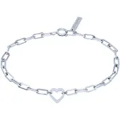 Liebeskind berlin Armband Sieraad cadeau roestvrijstalen armband hart, LJ-0343-B-20, LJ-0344-B-20