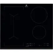 Electrolux LIV63431BK, Zwart, Inbouw, 60 cm, Inductiekookplaat met zones, Glas, 4 zones