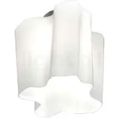Artemide Design plafondlamp Logico, dimbaar, wit / opaal, Woon-/ Eetkamer, Glas, Design, plafondlamp design