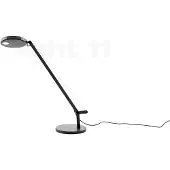 Artemide LED-bureaulamp Demetra Micro, dimbaar, zwart, Werkkamer / Kantoor, Aluminium, Design, LED bureaulamp