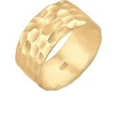 Elli - Elli Ringen bandring basic gehamerd trend cool 925 sterling zilver Dames