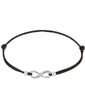 Elli Armbanden infinity trend symbool elastisch 925 zilver