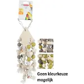 Zolux houten hang speelgoed met 6 touwen assorti (5X14X45 CM)
