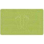 Kleine wolke Foot anti slip badmat 36x72 cm, kiwigroen