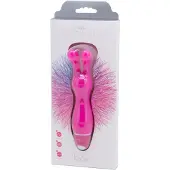 Vibe Therapy Stijlvol Mini Vibrator met Konijnen Oortjes en Huidvriendelijk Siliconen 14 cm – Roze